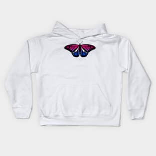 Bisexual Pride Butterfly Kids Hoodie